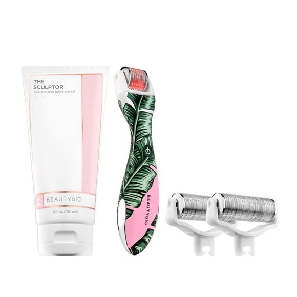 Exclusive! BeautyBio GloPRO Skin Tool for Face & Body Set  BeautyBio GloPRO Skin Tool for Face & Body Plus Extras! NEW